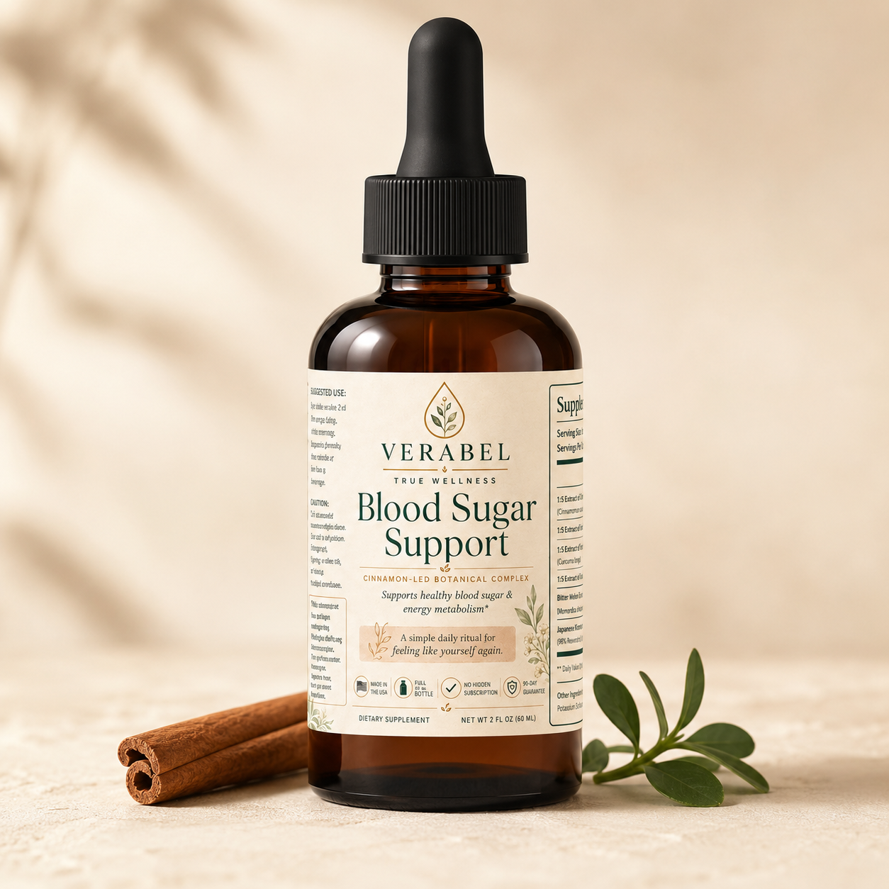 Blood Sugar / Metabolism Complex — Cinnamon-Led Liquid Drops